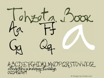 Tehzeta Book Version 1.00 November 1, 200 Font Sample