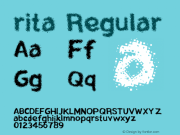 rita Regular Version 1.003 2007 Font Sample