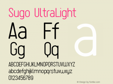 Sugo UltraLight Version 2.003图片样张