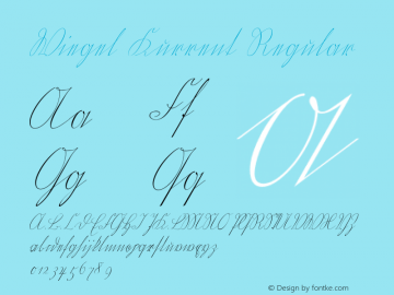 Wiegel Kurrent Regular Unknown图片样张