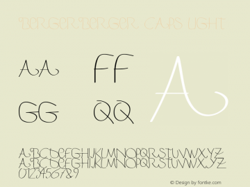 BergerBerger Caps Light Version 1.000图片样张