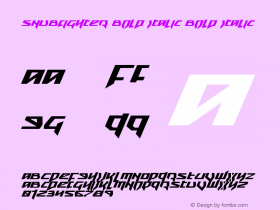 Snubfighter Bold Italic Bold Italic 001.000 Font Sample