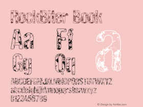 RockBiter Book Version 1.00 May 11, 2009, i Font Sample