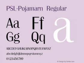 PSL-Pojamarn Regular Version 1.000 2006 initial release图片样张