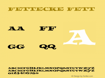FETTECKE FETT FETTECKE 11/7/2004图片样张