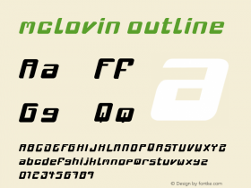 mclovin outline version 1.000图片样张