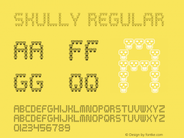 skully Regular Version 1.0 Font Sample