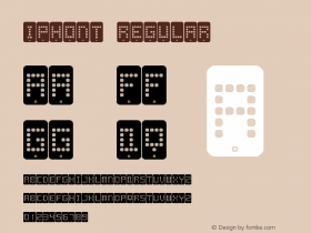 iphont Regular Version 1.0图片样张