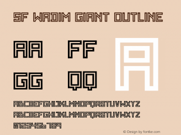 SF WADIM GIANT OUTLINE Version 001.000图片样张