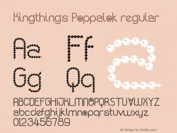 Kingthings Poppalok regular 1.1图片样张