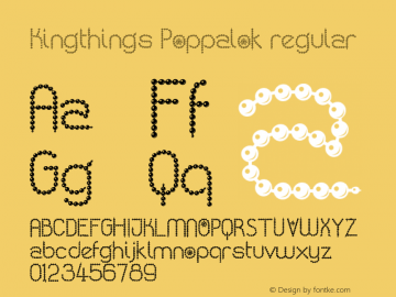 Kingthings Poppalok regular 1.1图片样张