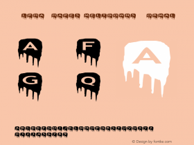 AlphaShapes meltdowns Normal 1.0 - October 2005 - freeware font图片样张