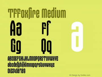 TFFoxfire Medium Version 001.000图片样张