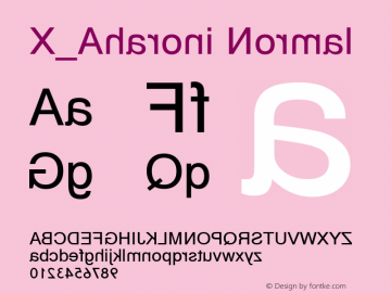 X_Aharoni Normal 1.0 Sun Feb 18 12:26:26 1996 Font Sample