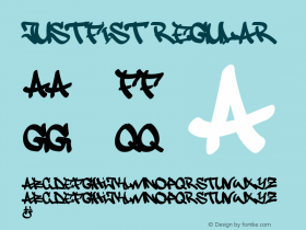 justfist Regular Version 1.00 September 28, 2009, initial release Font Sample