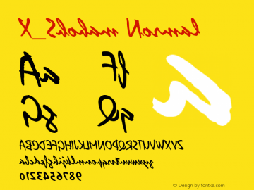 X_Shoham Normal 1.0 Sun Feb 18 14:28:28 1996 Font Sample