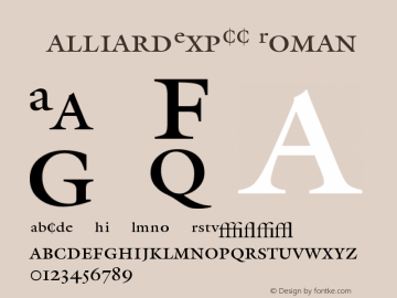 GalliardExpCC Roman Version 001.000图片样张
