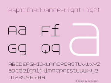 AspirinAdvance-Light Light Version 001.000图片样张