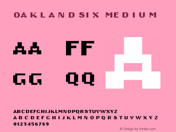 OaklandSix Medium Version 001.000图片样张