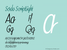 Soda ScriptLight Version 001.000图片样张