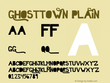 ghosttown Plain ghosttown.version.1.0图片样张