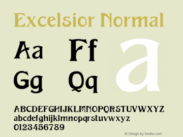 Excelsior Normal Version 001.000图片样张