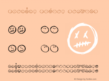 Sketchy Smiley Regular Version 1.000图片样张