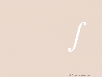 STIXIntegralsSm Regular Version 1.1.0 Font Sample