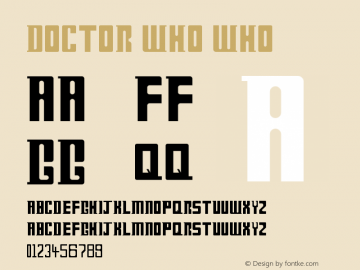 Doctor Who Who Version 1.0图片样张