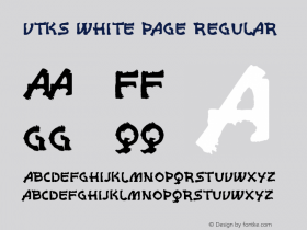 vtks white page Regular Version 1.00 July 5, 2009, initial release图片样张