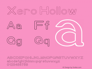 Xero Hollow Version 2.02 April 16, 2013图片样张