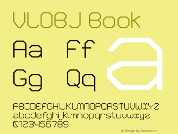 VLOBJ Book Version 1.00 August 7, 2010, Font Sample