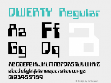 QWERTY Regular . 28 03 01图片样张