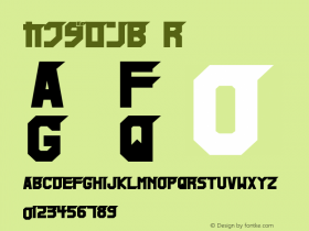 カクダロンB Regular Version 1.5 beta Font Sample