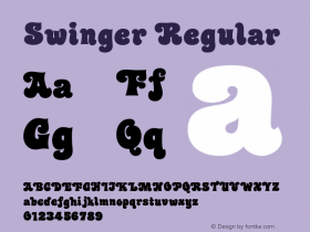 Swinger Regular 001.000 Font Sample