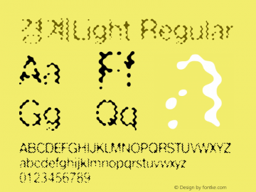 경계Light Regular Version 1.01 Font Sample