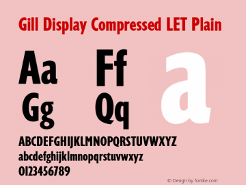 Gill Display Compressed LET Plain 1.0图片样张
