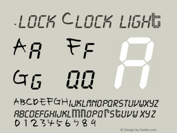 .Lock Clock Light Unknown图片样张