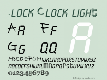 .Lock Clock Light Unknown图片样张