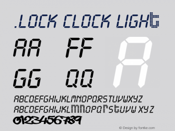 .Lock Clock Light Unknown图片样张