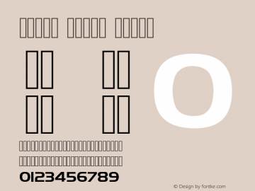 .Lock Clock Light Unknown Font Sample