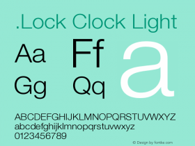 .Lock Clock Light Unknown图片样张