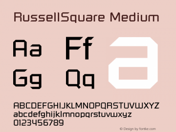 RussellSquare Medium Version 001.001图片样张