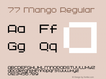 77 Mango Regular Unknown图片样张