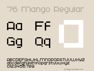 76 Mango Regular Unknown图片样张