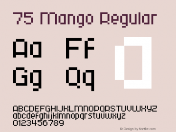 75 Mango Regular Unknown图片样张
