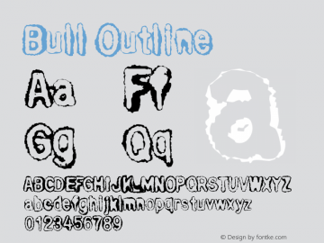 Bull Outline Version 001.000图片样张