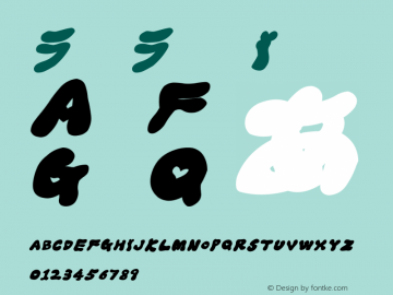 ラヴラヴ Iyan Ver 1.00 TT Font Sample