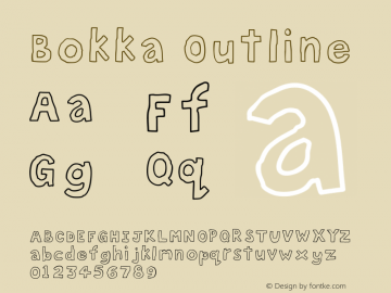 Bokka Outline Version 001.000图片样张