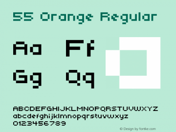 55 Orange Regular Unknown图片样张